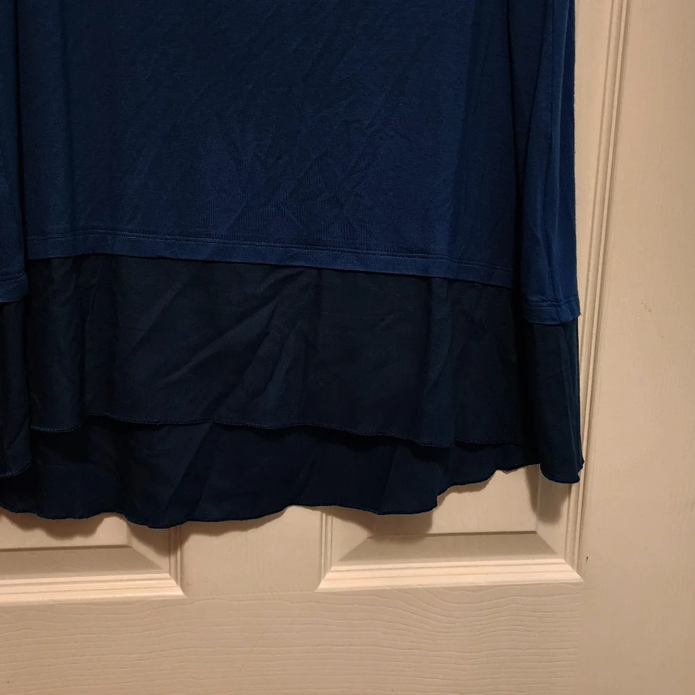 Soft Surroundings Eden Tiered Tunic Tank • High-Low Hem • Relaxed Fit • XLarge - Picture 5 of 8